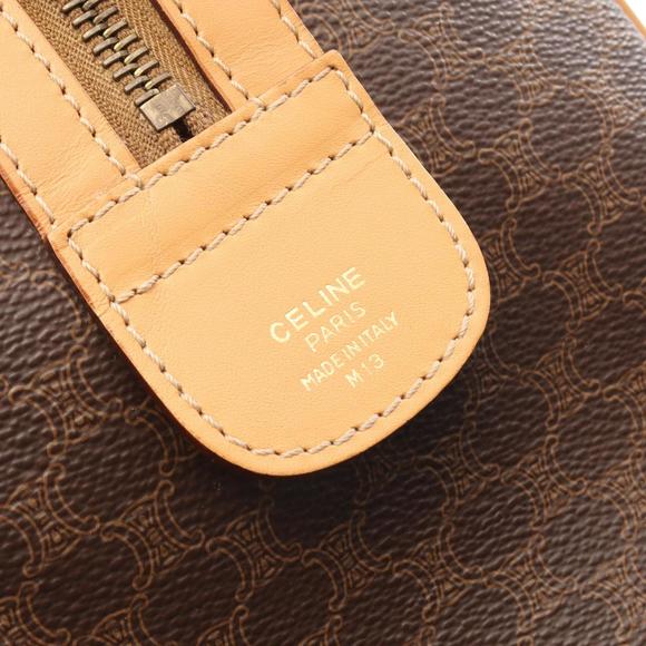 CELINE Brown Leather Tote Bag - Picture 4 of 10